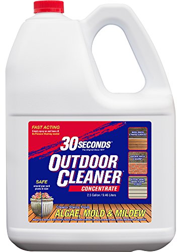 30 SECONDS Cleaners Outdoor Cleaner, 2.5 Gallon - Concentrate, White (2.5G30S)
