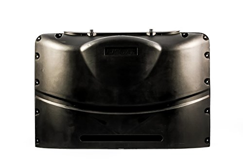 Camco Heavy-Duty Double Propane Tank Cover, Fits 20lb Steel Double Tanks, Black (40572)