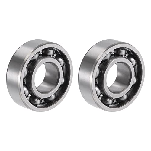 uxcell 6202 Deep Groove Ball Bearings 15mm Bore 35mm OD 11mm Thick CN Open Type Chrome Steel 2pcs