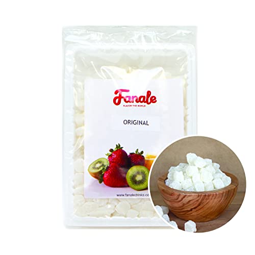 Fanale Mini Mochi Sweet Rice Cake - Original White Color Snack for Frozen Yogurt Toppings / Ice Cream Toppings / Shaved Ice Toppings 300g | 10.6oz | 0.7lb MOC001