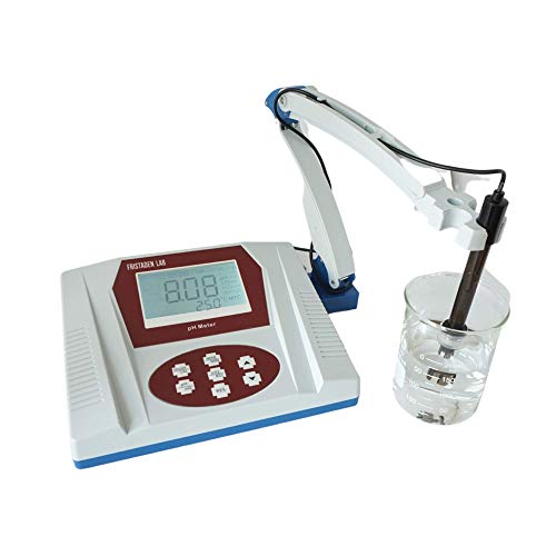 Fristaden Lab Benchtop pH Meter, 0.01 pH Accuracy | Scientific pH Meter for Wine, Beer and More, Digital Bench Top pH Meter and Electrode