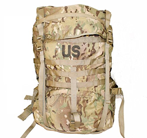 Molle MultiCam (OCP) Large Rucksack, NSN 8465-01-580-1556/8465015801556 (USGI Issue Backpack) (MultiCam (OCP) (No Sustainment Pouches))