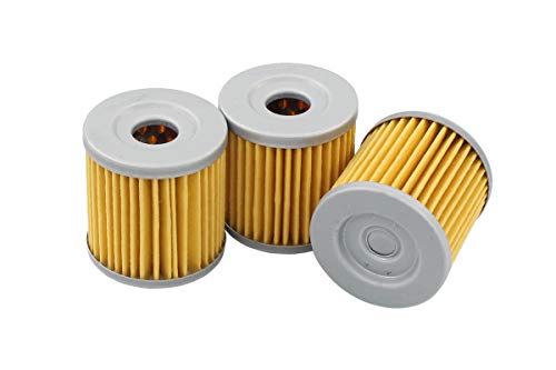 MOTOKU Pack of 3 Oil Filter for LT-Z400 LTZ400 Quadsport LTR450 Quadracer DRZ400 DRZ400E DRZ400S DRZ400SM KFX400 KLX400 400