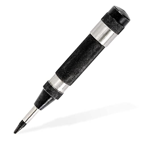 General Tools Heavy-Duty Automatic Center Punch #78 - Nail Punch Tool to Mark and Scribe - Machinist Tools