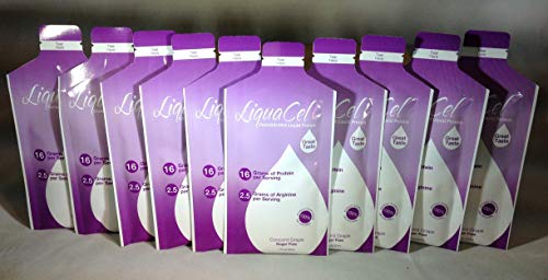 LiquaCel Liquid Protein | Grape | 1oz Serving | 10 Pack