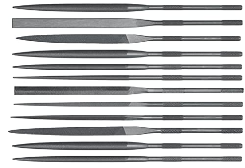 Grobet Swiss Pattern Needle Files 6-1/4 Inch Cut 6 Set of 12