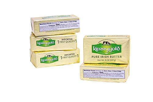Kerrygold Salted Butter, 8 Oz Foil Pack (Pack Of 5)