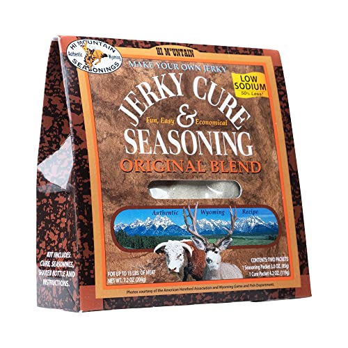 Hi Mountain Jerky Cure & Seasoning: LOW SODIUM ORIGINAL BLEND
