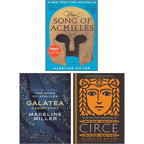 Madeline Miller 3 Books Collection Set (The Song of Achilles, Circe, Galatea)