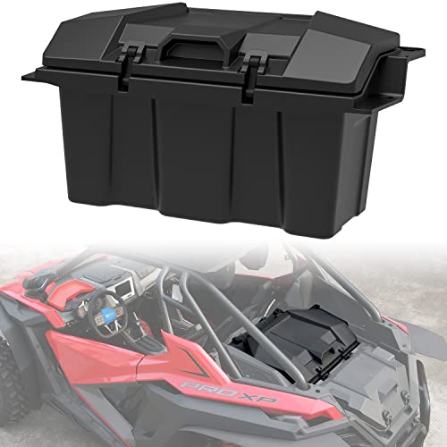 SAUTVS UTV Cargo Box for RZR PRO, Forward Poly Water Resistant 73 QT Forward Cargo Storage Box for Polaris RZR Turbo R/RZR PRO XP 4 LE 2020-2023 Accessories, Replacement #2883751