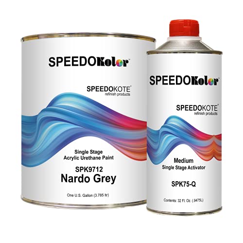 High Gloss Nardo Grey 2K Acrylic Urethane, 4:1 Gallon Medium Kit, SPK9712/SPK75