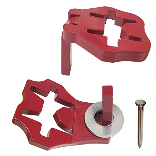 T-Post Hinge Pins  Hang a gate of Any Farm or Garden from a Metal T Post, Red