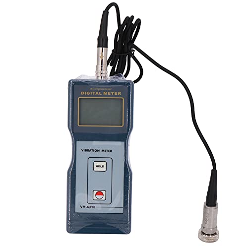 HOJILA Digital Vibration Meter VM-6310 VM6310 Analysis Vibrometer Testing Gauge for Moving Machinery with Velocity 0.01~199.9mm/s