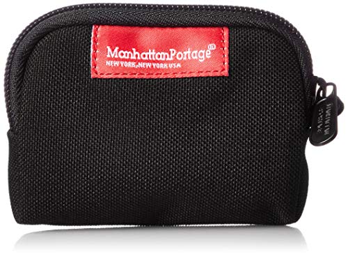 Manhattan Portage Coin Purse Black With Zipper Closure In Eclectic Colors Purse For Credit Card ID Card Jewelry Keys Water Resistant Gift 1000D Cordura Everyday Carry