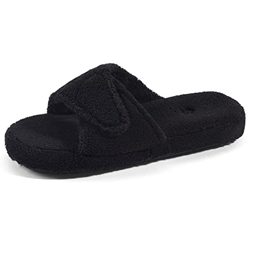 Acorn Women's Spa Slide Slipper with Adjustable Straps and Premium Memory Foam Cushion