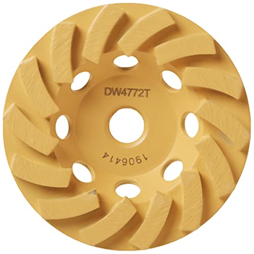 DEWALT Grinding Wheel, Diamond Cup, 4-Inch (DW4772T)
