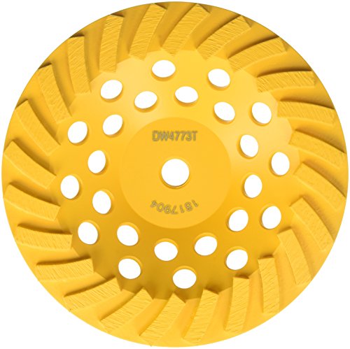 DEWALT Grinding Wheel, Diamond Cup, 7-Inch (DW4773T)