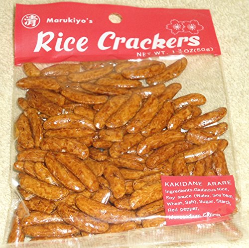 Lot of 24 Marukiyo's Japanese Rice Crackers Kakidane Arare 50grams