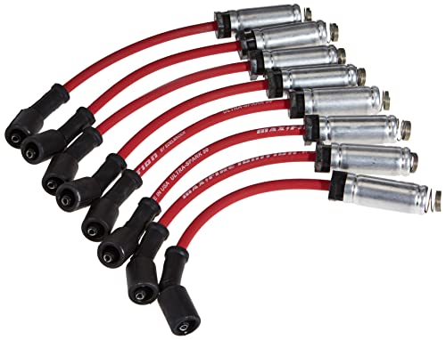 Edelbrock 22716 Ultra Spark 50 Plug Wire Set w/Metal Sleeves 50 ohms of Resistance Per Foot High Performance Ultra Spark 50 Plug Wire Set, Black