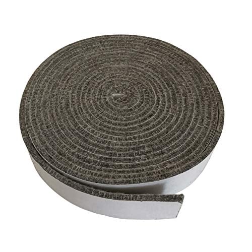 High Temp Grill Gasket Replacement Fit Large/XLarge Big Green Egg BBQ Smoker Gasket Pre-Shrunk Accessories Self Stick Felt 14ft Long, 7/8" Wide, 1/8" Thick