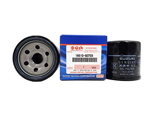 Suzuki OEM Oil Filter Replacement 16510-82703 For DF140 Outboard Motors (2002-2012) 2 PACK