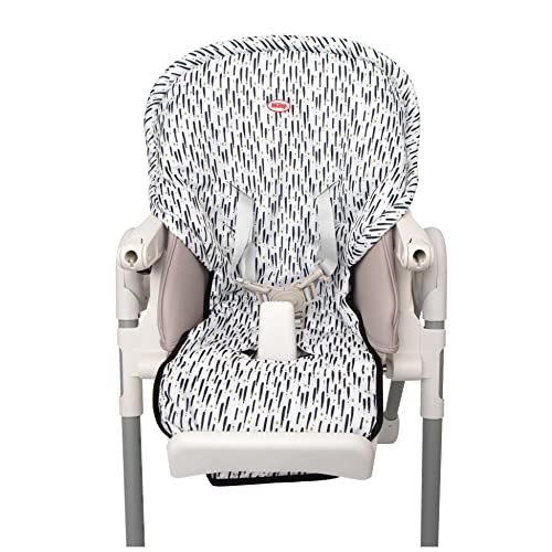 Nuby High Chair Cover Protecting from Spills and Crumbs, Water Resistant, Brush Strokes Print