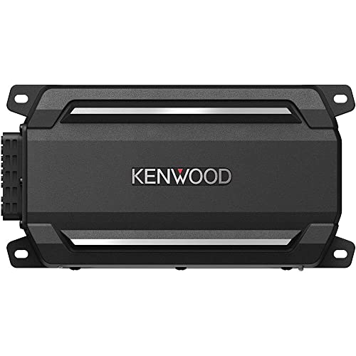 KENWOOD KAC-M5024BT Compact 4-Channel 600 Watt Car Amplifier with Bluetooth Streaming. Built for Marine, ATV and Powersport Applications. Waterproof, Dustproof, Rust Proof and Vibration Proof