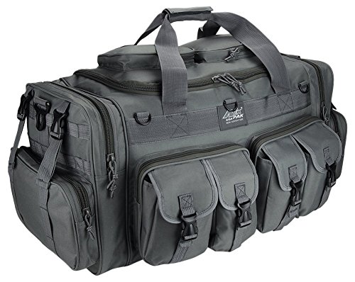 NPUSA Mens Large 30" Inch Gunmetal Duffel Duffle Military Molle Tactical Cargo Gear Shoulder Bag