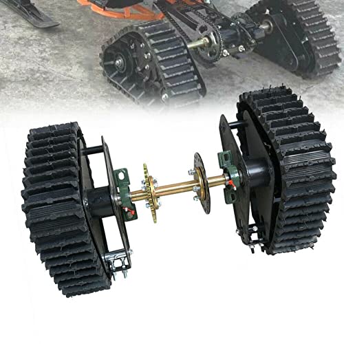 600mm/23.6" Rear Axle Track Assembly Kit Go Kart ATV Quad, Go Kart Rear Wheels Rear Axle Shaft Kit for Snow Sand Snowmobile