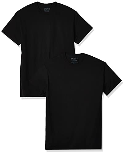 Gildan Adult DryBlend T-Shirt, Style G8000, Multipack, Black (2-Pack), Small