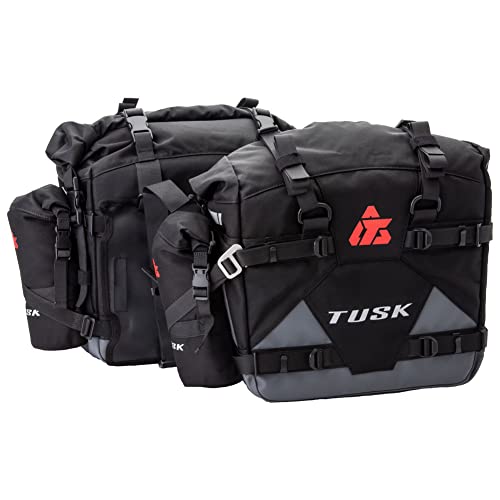 Tusk Pilot Pannier Bags with Bottle Holders