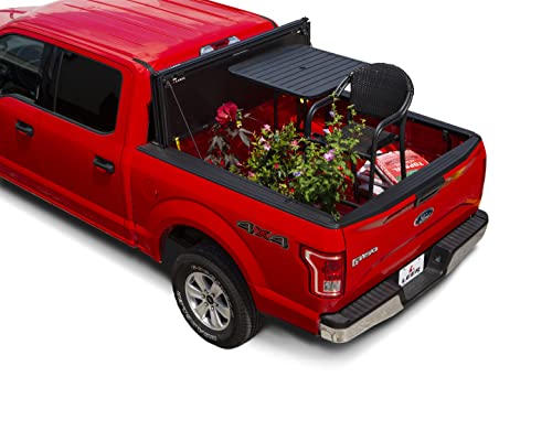 LEER HF350M | Fits 2004-2022 Ford F-150 with 5.6 FT Bed | Low-Profile, Easy On/Off, Hard Tri-Fold Truck Bed Tonneau Cover