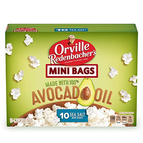 Redenbacher Orville Avocado Oil Microwave Popcorn, 2.72 oz. 10-Count (2 Pack) Multicolor