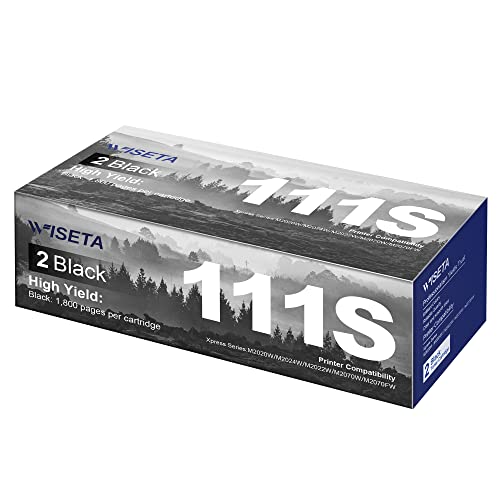 MLT-D111S Toner for SL-M2020W SL-M2070W/FW - Compatible Toner Cartridge Replacement for Samsung 111S 111L MLT-D111S MLT-D111L Compatible with Samsung Xpress M2022W M224W M2070FW M2070W Printer