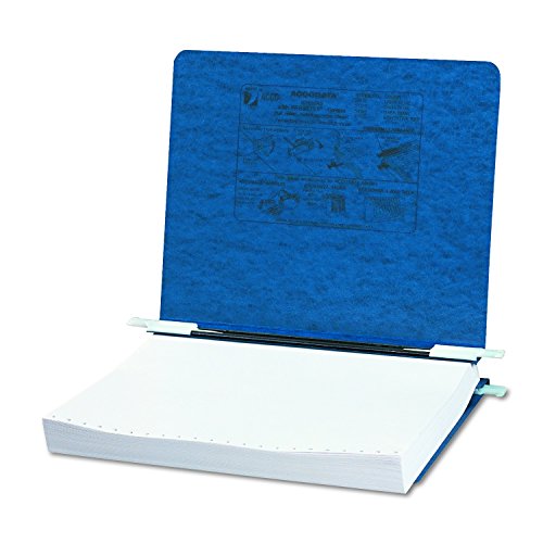 ACCO Pressboard Hanging Data Binder, 8.5 x 11 Unburst Sheets, Dark Blue (54123)