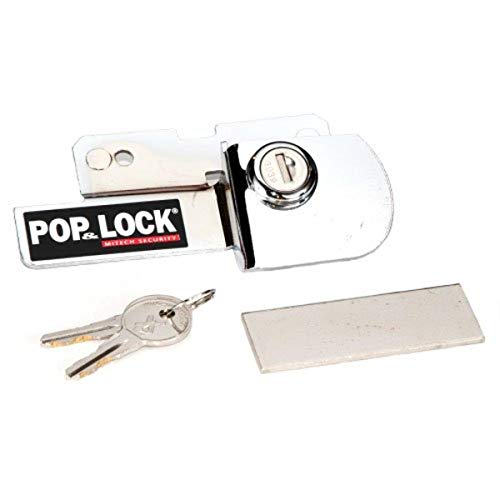 Pop & Lock PL2500C Chrome Manual Tailgate Lock for Ford F150/F250/Explorer Sport Trac (Works Without Factory Lock)