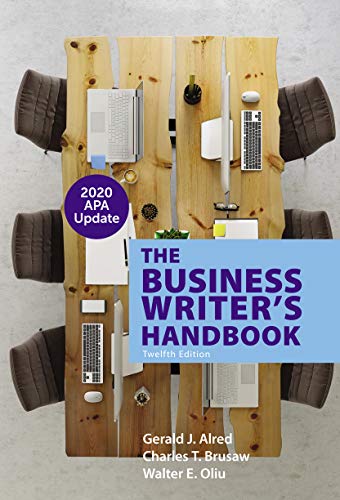 The Business Writer's Handbook with 2020 APA Update