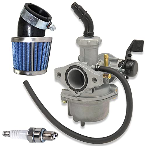 PZ22 Carburetor PZ22 Carb & Air Filter Compatible with For 110cc 125cc Dirt Bikes Pit Bike Monkey Scooter ATV Quad Go Karts by HAOFANG