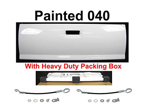 PAINTED 040 SUPER WHITE TAILGATE with CABLE FOR 2005-2015 TOYOTA TACOMA TO1910100