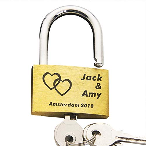 Personalized Engraved PadlockWedding | Annivesary Gift | Present Love Lock Comes in Gift Box
