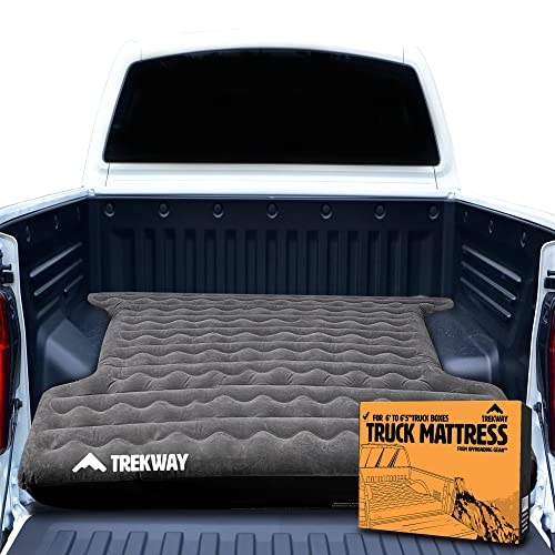 Offroading Gear Inflatable Truck Bed Air Mattress | 6ft to 6.5ft Truck Box | Converts to Full Double Size Bed | Durable and Waterproof Compatible with F150, Ram, Supercrew, etc.