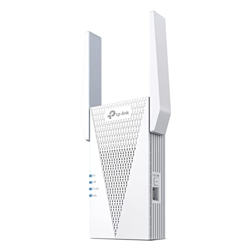 TP-Link AX3000 WiFi 6 Range Extender Signal Booster for Home(RE715X), Dual Band WiFi Repeater, Internet Extender with Gigabit Ethernet Port, Access Point, APP Setup, OneMesh Compatible