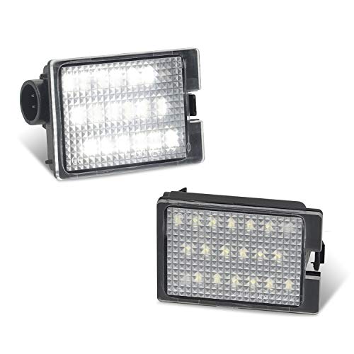 RUXIFEY LED License Plate Light Tag Lights Compatible with Dodge Durango 2014-2020 Pickup Truck, 6000K White, Pack of 2