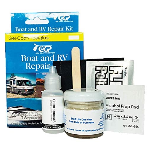 Gelcoat Products 58-204 Boat and RV Repair Kit, Boston Whaler White