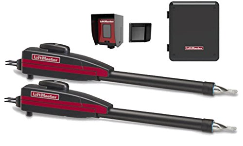 Liftmaster LA400PKGU Dual Swing Gate Opener Kit, Battery Backup, Receiver & Photocell, Gate Sensor Included!