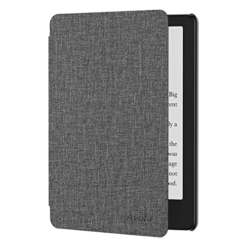 Ayotu Case for All-New 6.8" Kindle Paperwhite (11th Generation - 2021 Release), Durable Smart Cover with Auto Sleep/Wake, Only Fit 2021 Kindle Paperwhite or Signature Edition, Gray