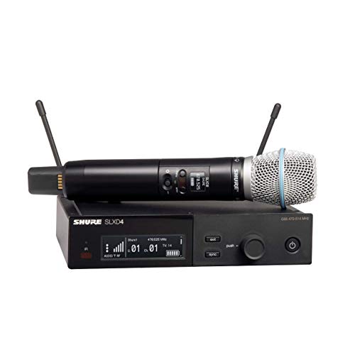 Shure SLXD24/B87A Wireless Microphone System with BETA87A Handheld Vocal Mic, SLXD24/B87A-H55