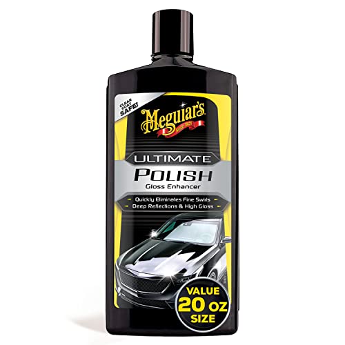 Meguiar's Ultimate Polish - Easy and Quick Application for a Showroom Shine Finish - The Perfect Gift for Dads Who Love to Keep Their Cars Looking Great - 20 Oz