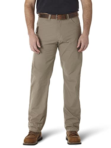 Wrangler Riggs Workwear mens Technician Work Utility Pants, Dark Khaki, 38W x 32L US
