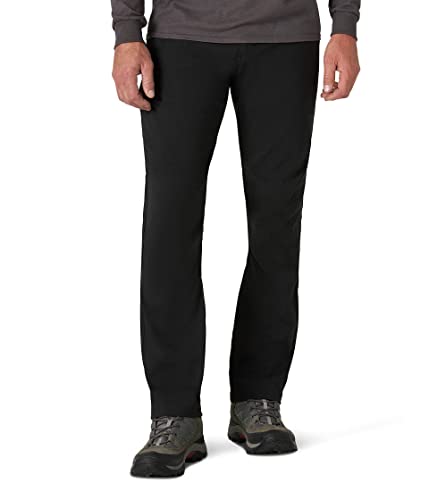 ATG by Wrangler Men's Zip Pocket Trail Pant, Black, 34W x 32L